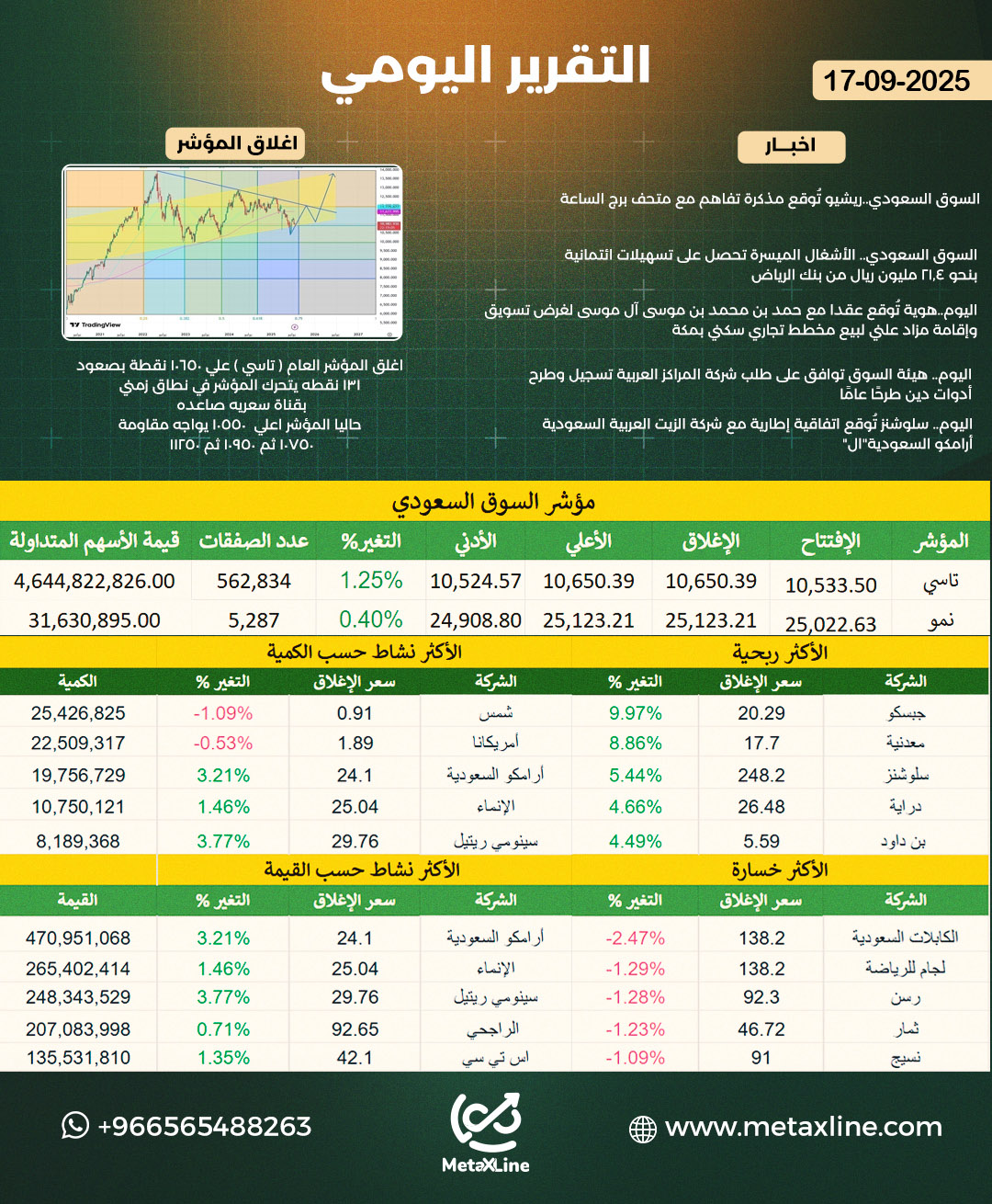 التقرير اليومي  