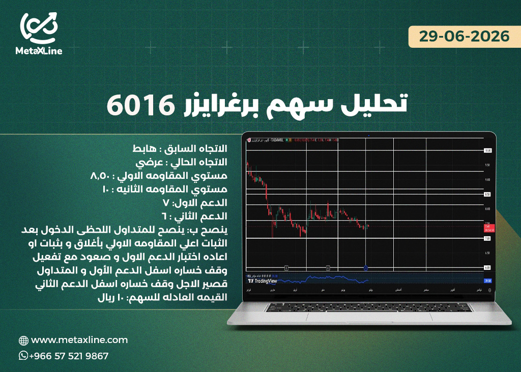 تحليل سهم برغرايزر 6016  