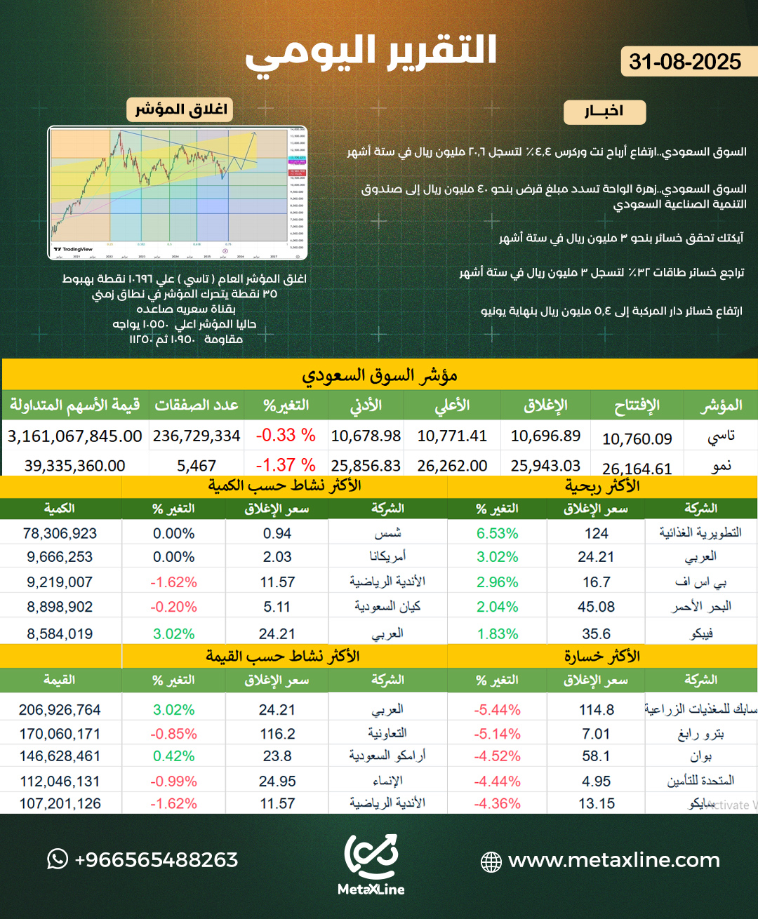 التقرير اليومي 