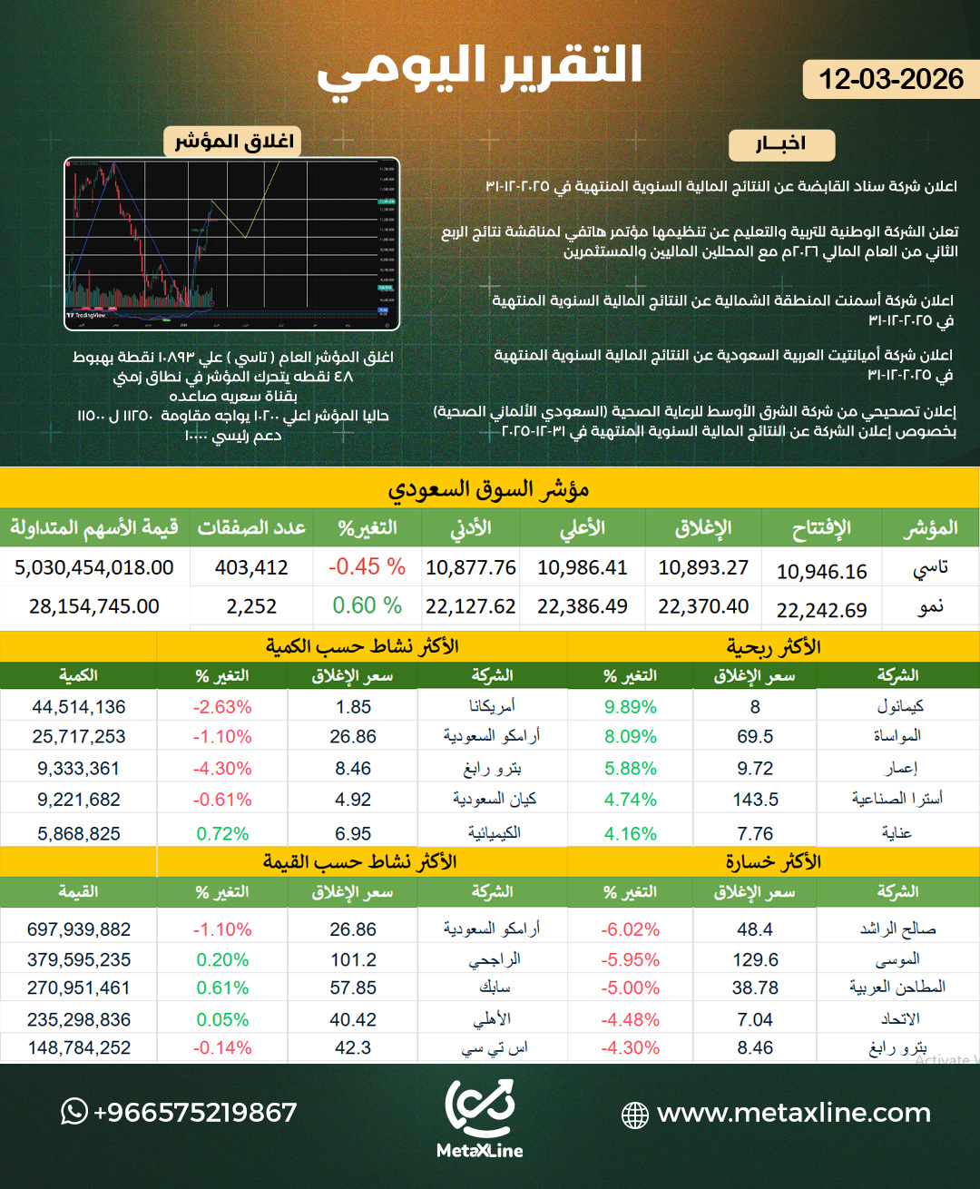 التقرير اليومي 