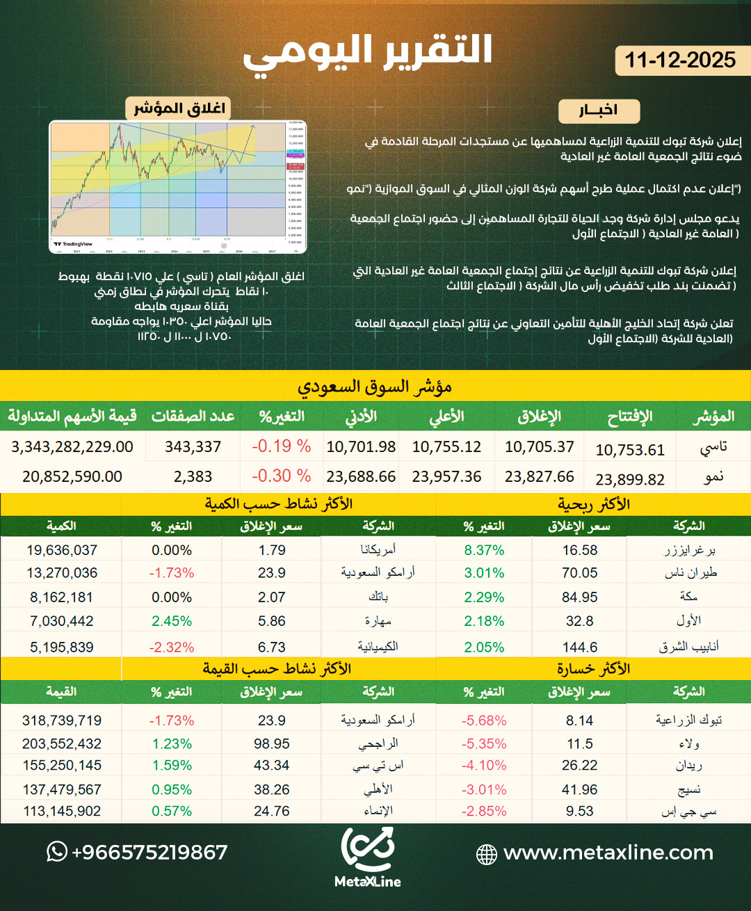 التقرير اليومي 