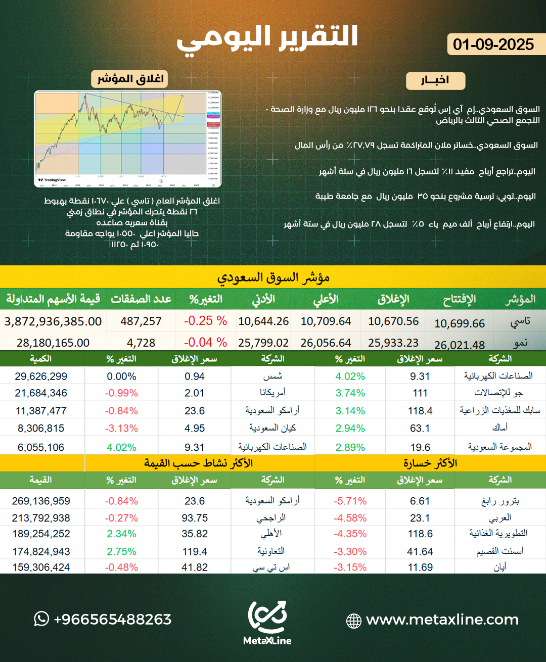 التقرير اليومي